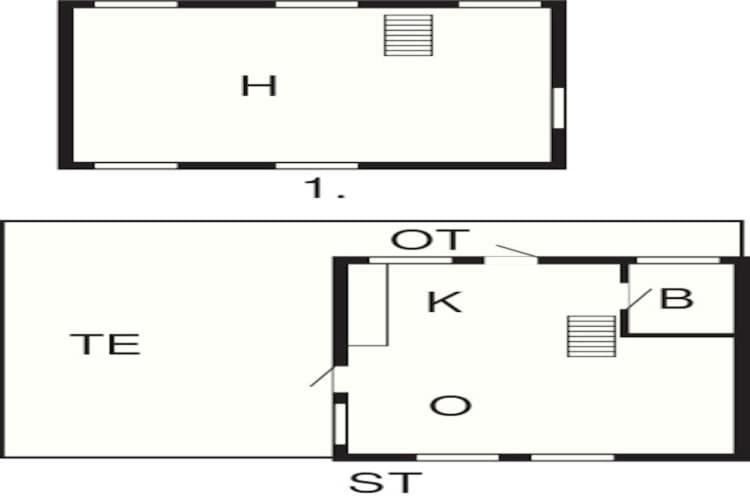 6 Person Holiday Home In AÅkirkeby 외부 사진